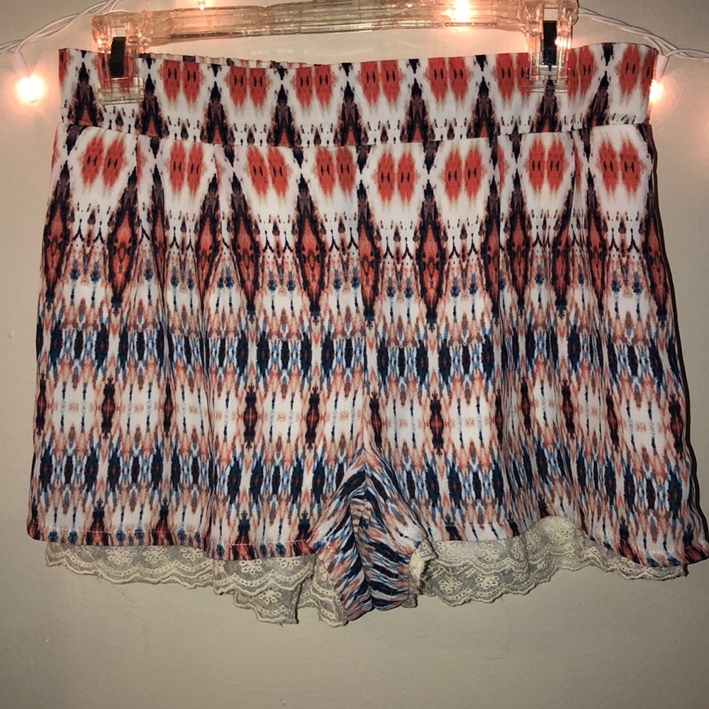 High waist dress shorts